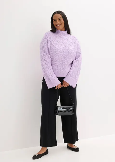 Fl&auml;tstickad tr&ouml;ja, bonprix