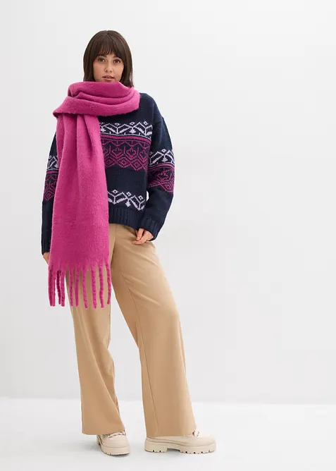 Lusemönstrad tröja, bonprix