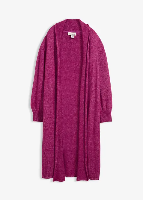 Lång cardigan i lurvig stil, bonprix