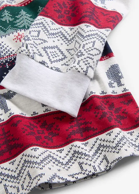 Pyjamas med bomull och presentp&aring;se, bonprix