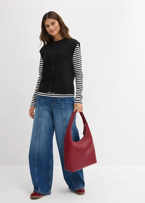 Stickad slipover, bonprix