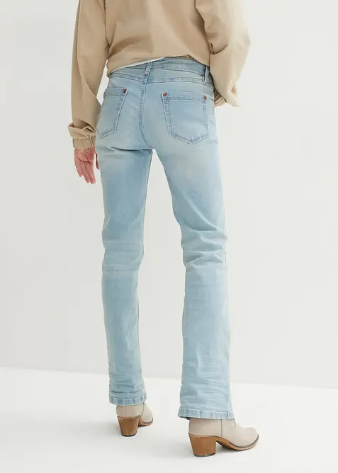 Bootcut Jeans Mid Waist, Stretch, bonprix