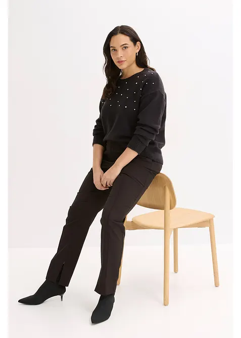 Tröja, kantig passform, bonprix