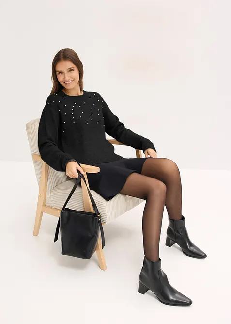 Tröja, kantig passform, bonprix