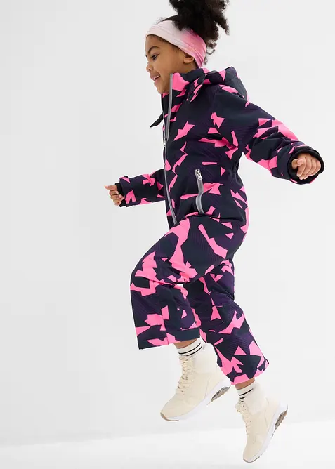 Vattenavvisande vinteroverall med avtagbar huva, bonprix