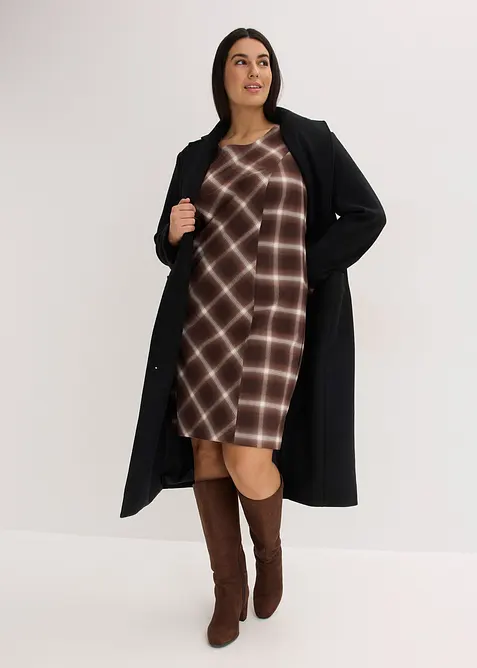 Rutig klänning, bonprix