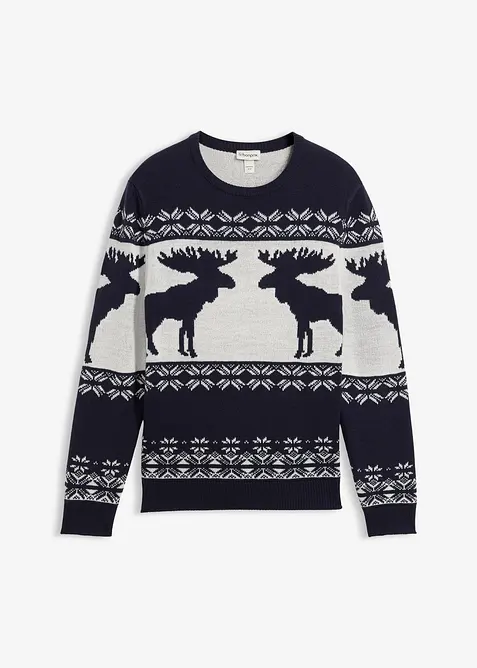 Tröja med lusemönster, bonprix