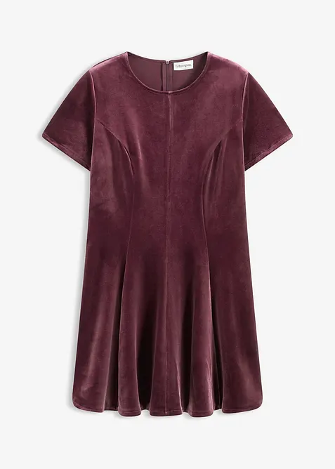 Miniklänning i mjuk sammet, bonprix