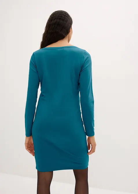 Jerseykl&auml;nning i viskos (2-pack), bonprix