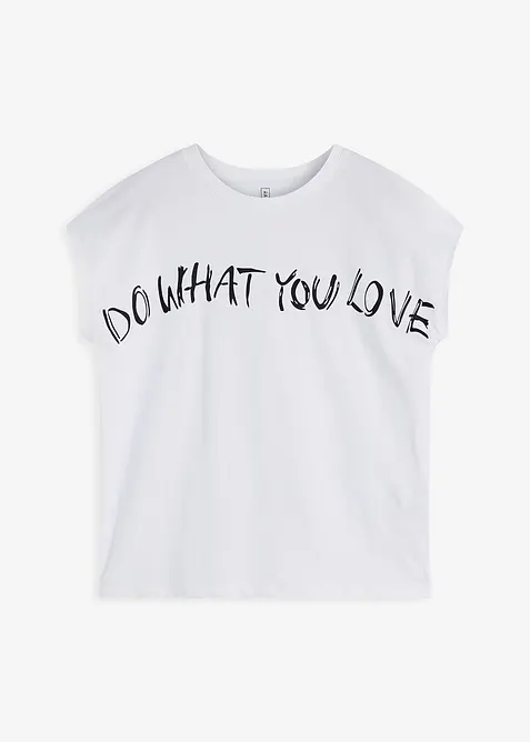 Oversizetopp av ren bomull, bonprix