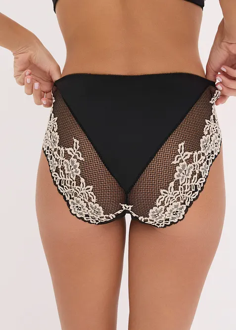 Maxitrosa med skir spets, bonprix