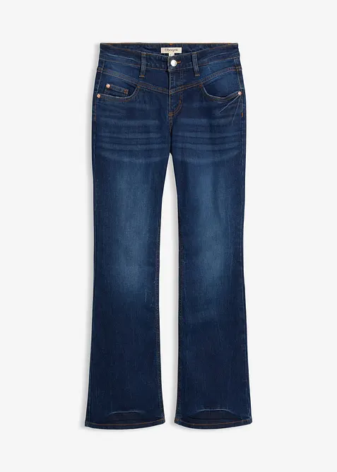 Bootcut Jeans Mid Waist, Stretch, bonprix