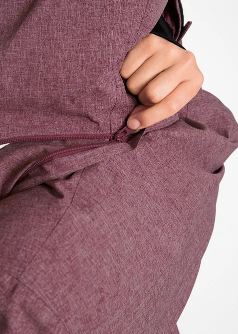 Vattentät funktionsjacka med teddypäls, bonprix