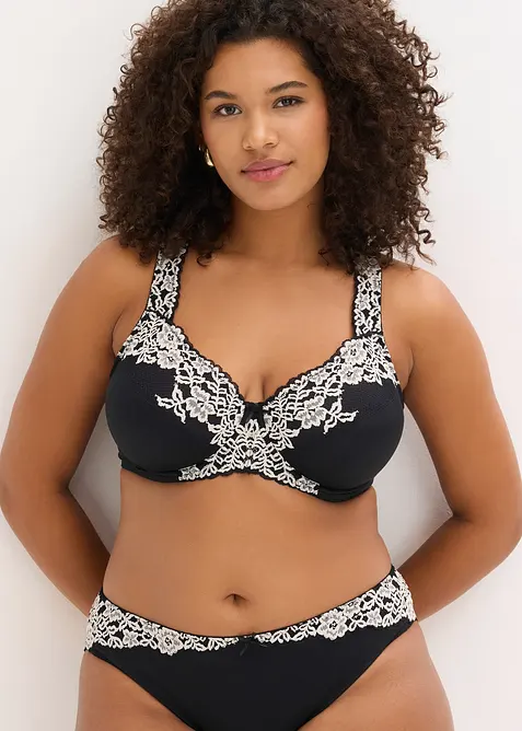 BH med bygel och vadderade axelband (2-pack), bonprix