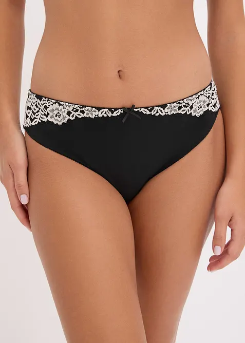 Trosa med fin spets (2-pack), bonprix