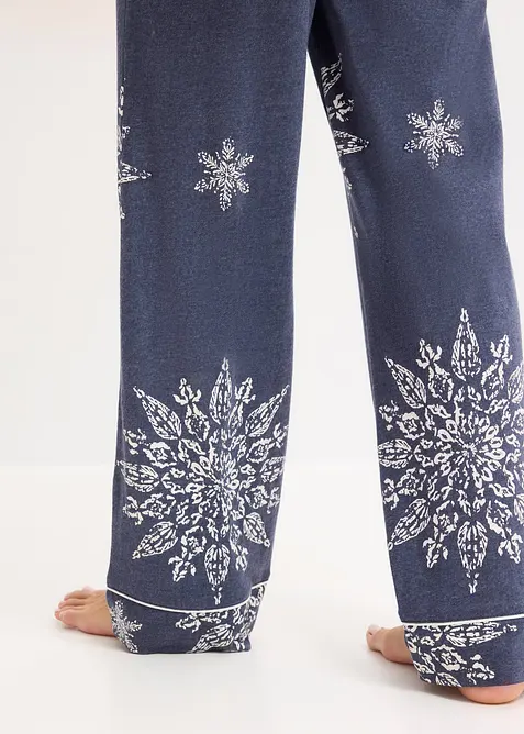 Pyjamas med knappslå, bonprix