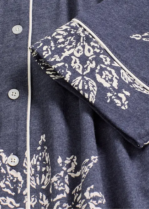 Pyjamas med knappslå, bonprix