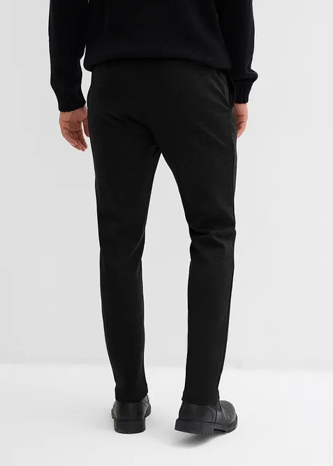 Elegant dra p&aring;-byxa med stretch, Slim Fit, bonprix