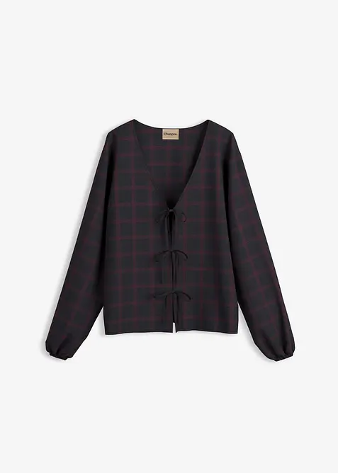 Oversized blus av mjuk viskos, bonprix