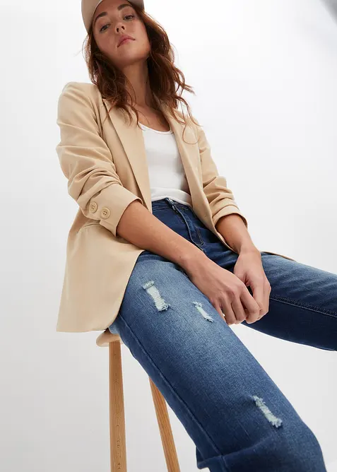 Skinny Jeans Low Waist, cropped, bonprix