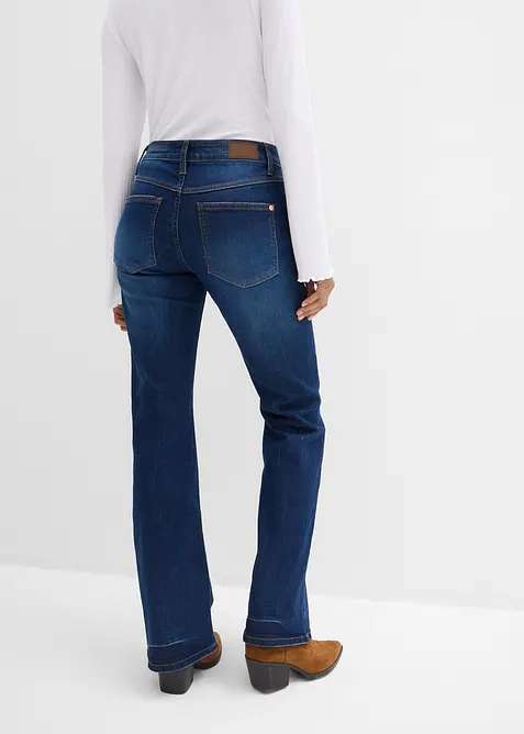 Bootcut Jeans Mid Waist, Stretch, bonprix