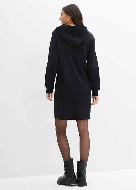 Trikåklänning i bomullsmix, bonprix