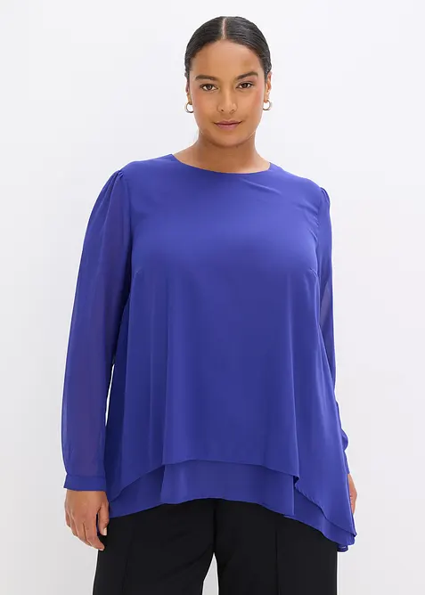 Lång tunika som är längre bak än fram, bonprix