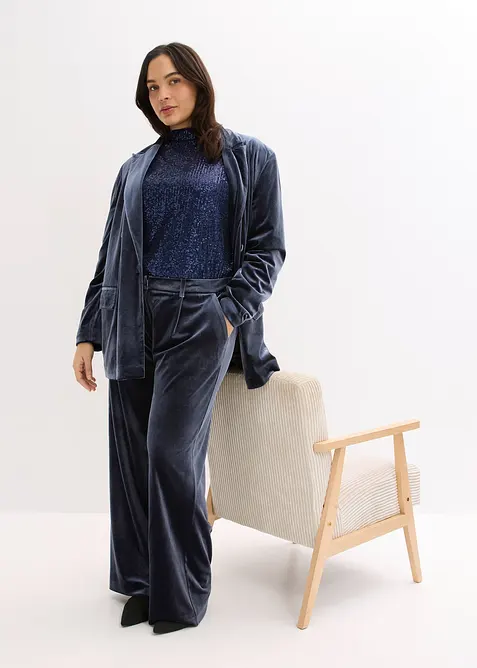 Blus med paljetter, bonprix