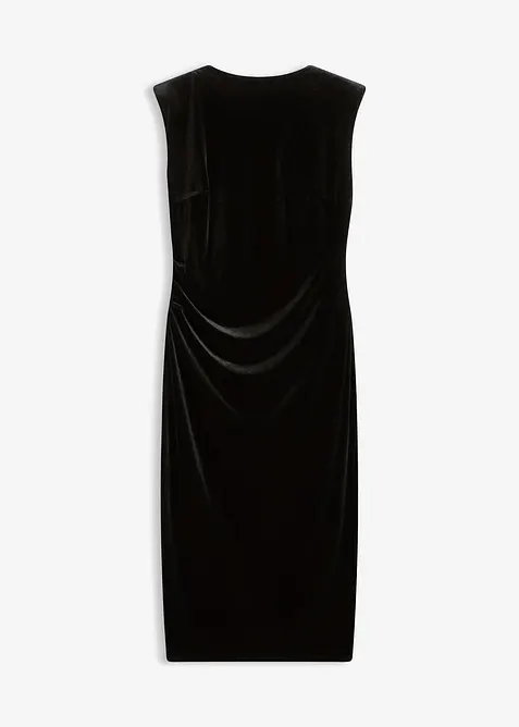 Midiklänning i mjuk sammet, bonprix