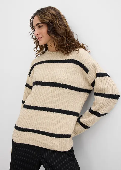 Randig tröja, bonprix