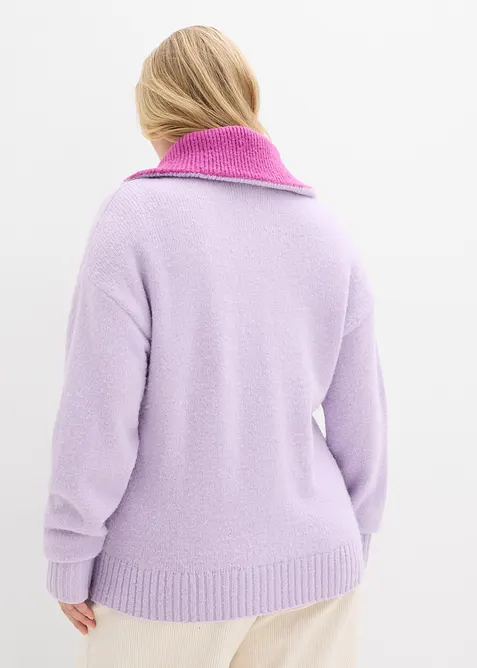 Tröja med krage, bonprix