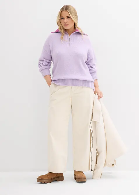 Tröja med krage, bonprix