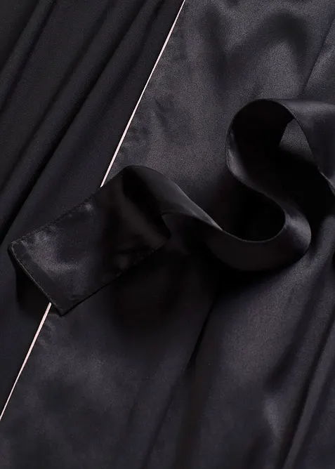 Kimono i satin med glansiga effekter, bonprix