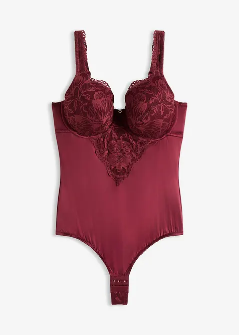 Stringbody med vadderade axelband, bonprix