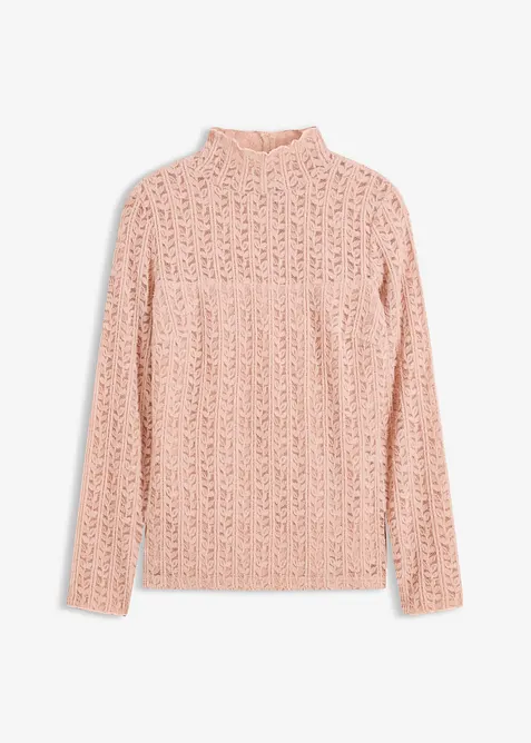 Polotröja av spets, bonprix