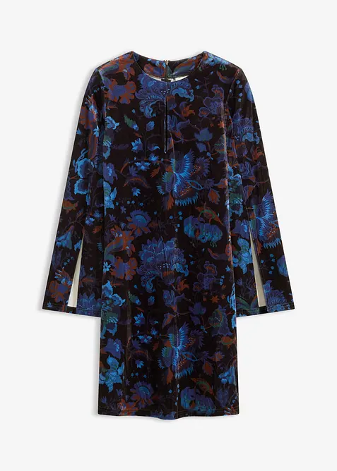 Miniklänning i följsam sammet, bonprix