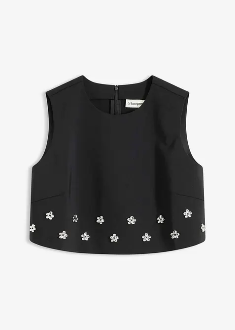 Ärmlös bomullstopp, bonprix