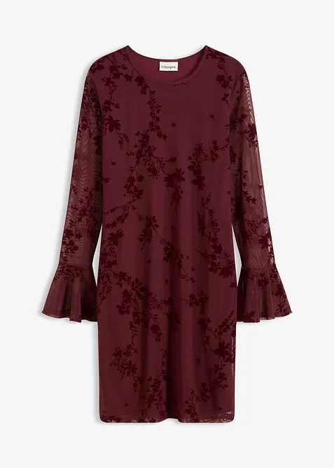 Minikl&auml;nning med mesh, bonprix