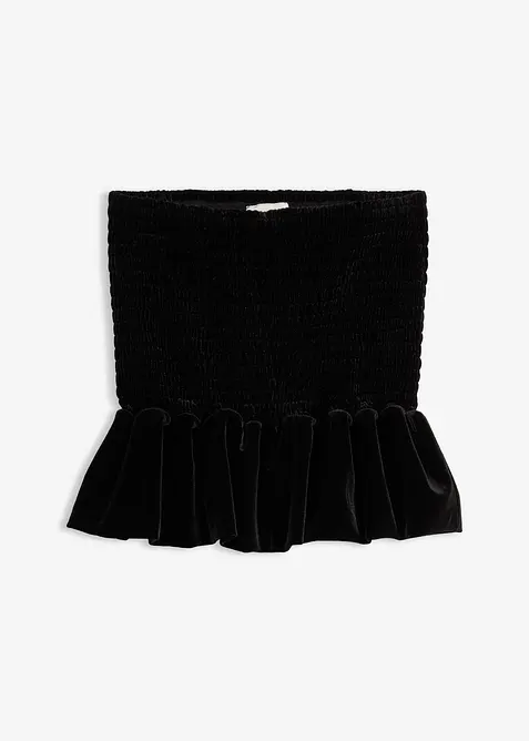 Byxkjol av mjuk sammet, bonprix