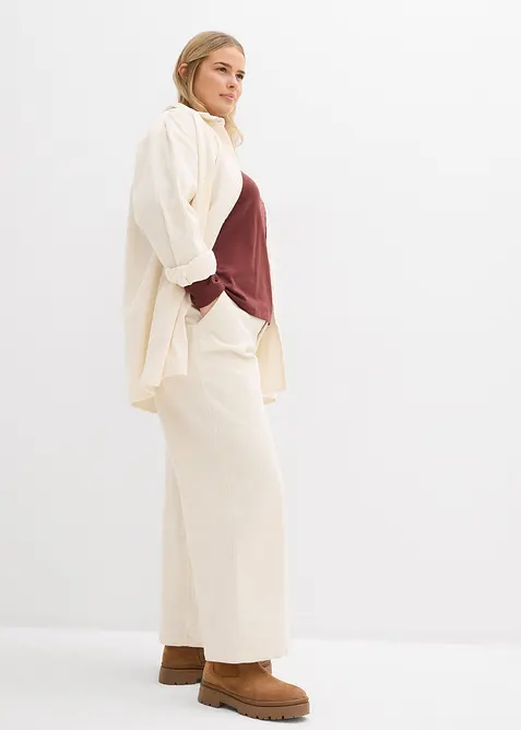 L&aring;ng&auml;rmad topp i figurn&auml;ra modell, bonprix