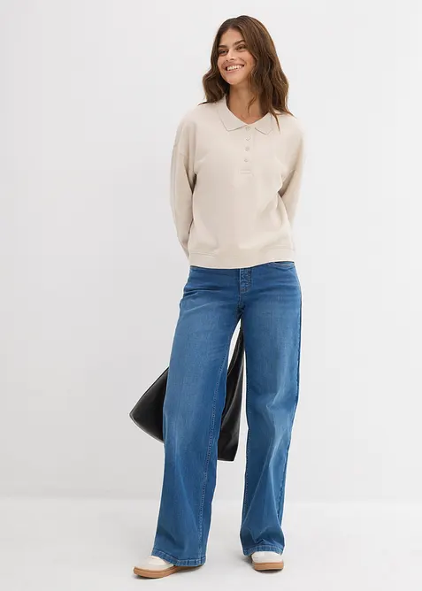 Sweatshirt av ekologisk bomull, bonprix