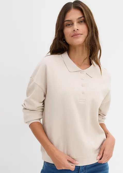 Sweatshirt av ekologisk bomull, bonprix