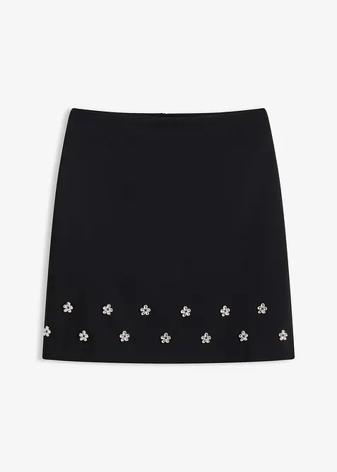 Minikjol i bomull, bonprix