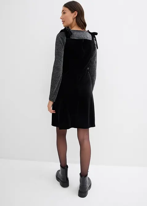 Miniklänning i mjuk sammet, bonprix