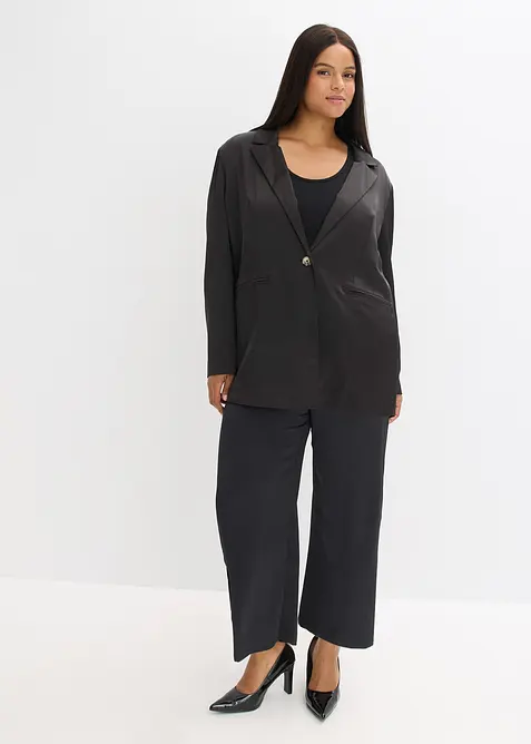 Oversizekavaj i satin, bonprix