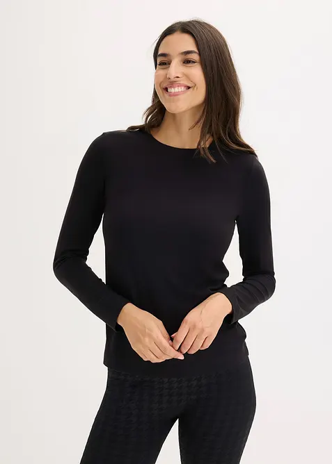 Tunn termotröja med långa ärmar, bonprix