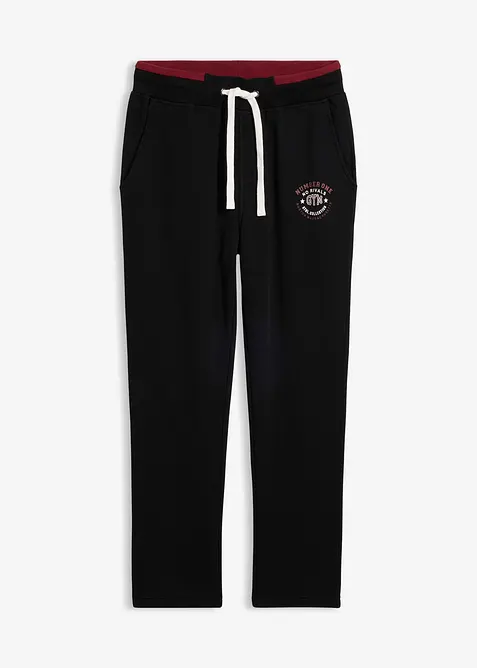 Joggingbyxa med sportiga detaljer, bonprix