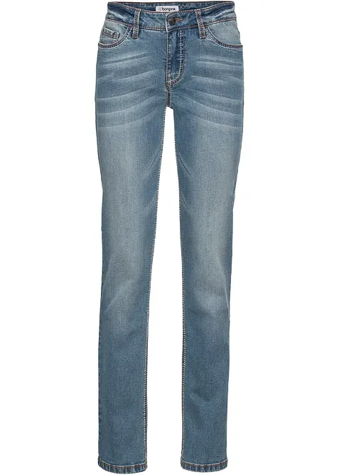 Straight Jeans Mid Waist, Stretch, bonprix