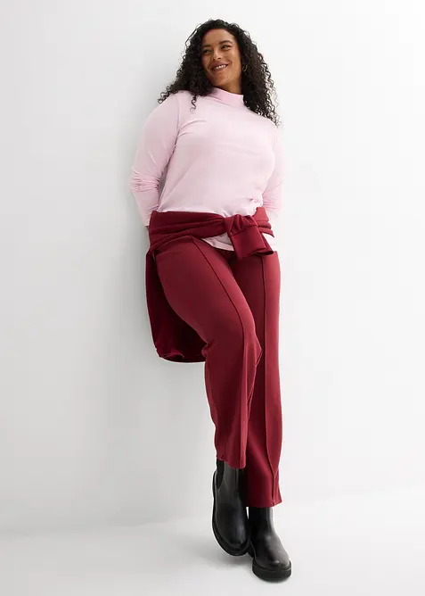 L&aring;ng&auml;rmad topp i figurn&auml;ra modell, bonprix