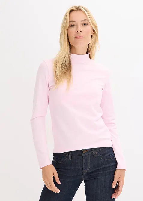 L&aring;ng&auml;rmad topp i figurn&auml;ra modell, bonprix